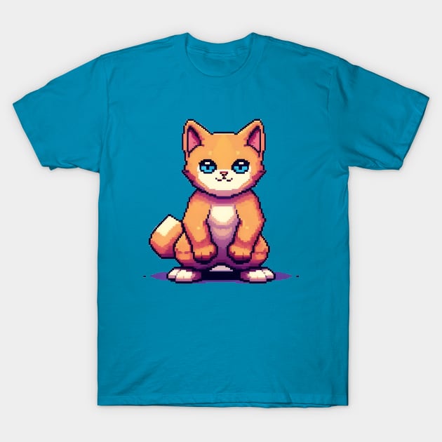 PixelCat T-Shirt by Th3ETHNomad 